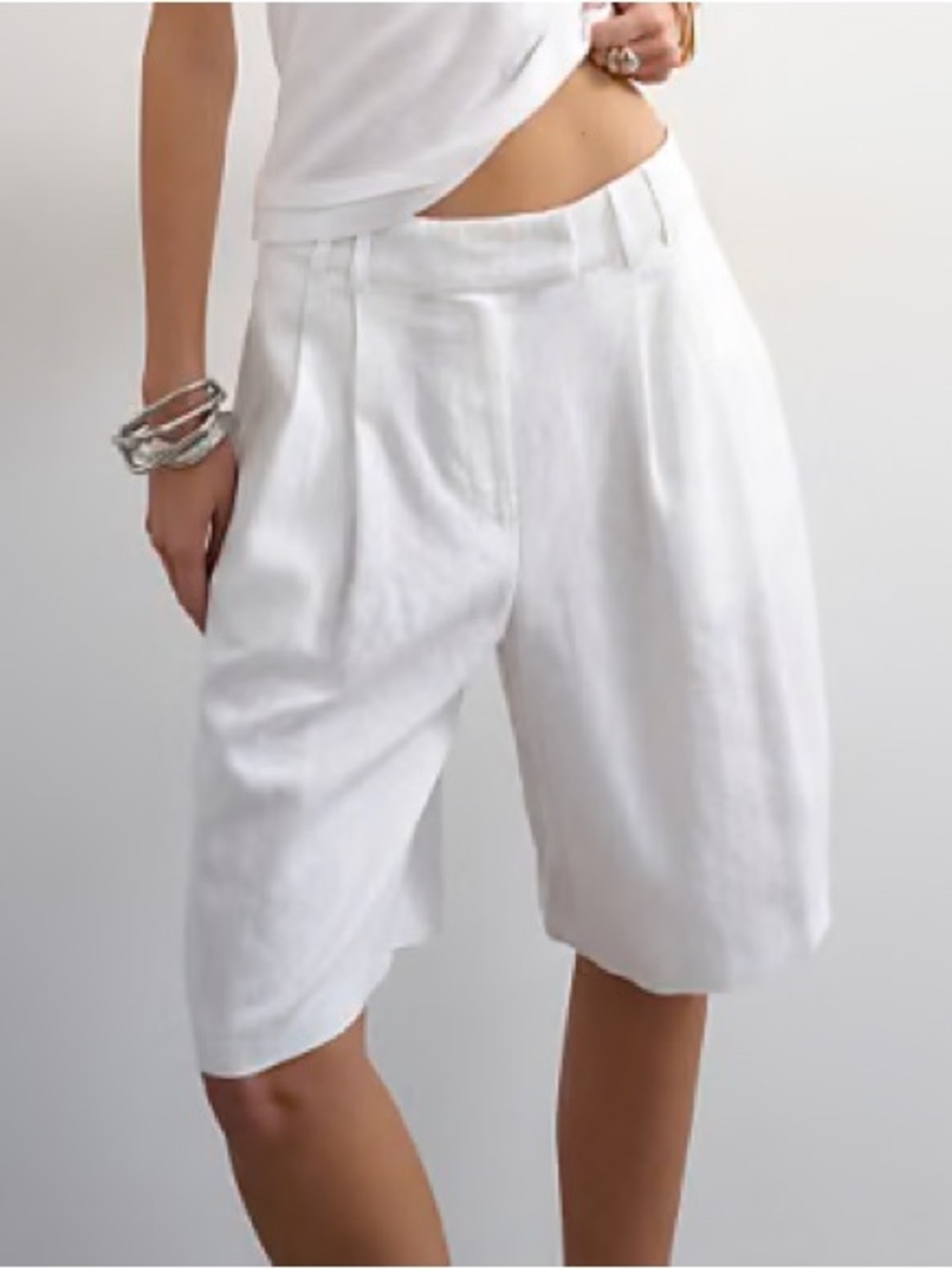 Topshop White Shorts